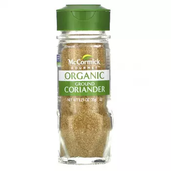 McCormick Gourmet, Органический молотый кориандр, 35 г (1,25 унции)