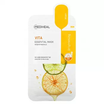 Mediheal, Vita, маска для ухода за кожей Essential Beauty Mask, 0,81 жидк. унция $ 12.99 (24 мл)
