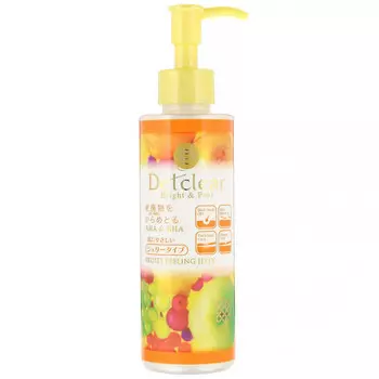 Meishoku, Detclear, осветление и пилинг, желе для пилинга с фруктами, «Фруктовый микс», 180 мл (6,1 унции)