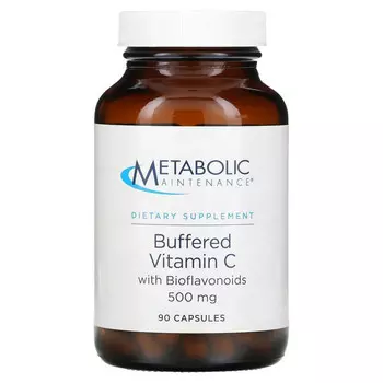 Metabolic Maintenance, Буферный витамин С с биофлавоноидами, 500 мг, 100 капсул