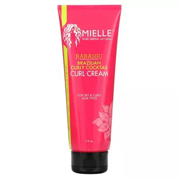 Mielle, Babassu, коктейль из бразильских кудрей, крем для локонов, 7,5 унции