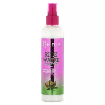 Mielle, Увлажняющее средство для кос и кожи головы, смесь рисовой воды и алоэ вера, 237 мл (8 жидк. Унций)