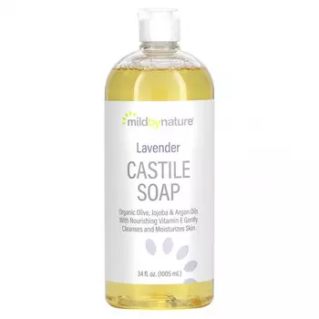 Mild By Nature, кастильское мыло, лаванда, 1005 мл (34 жидк. унции)
