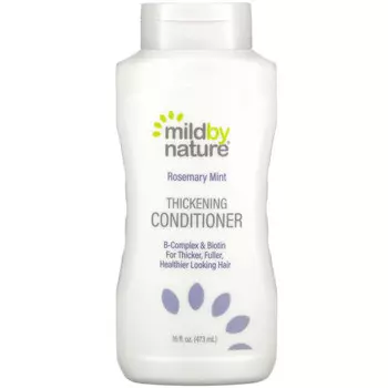 Mild By Nature, Madre Labs, кондиционер с комплексом витаминов В и биотином для густоты волос, без сульфатов, розмарин и мята, 414 мл (14 жидк. унций)
