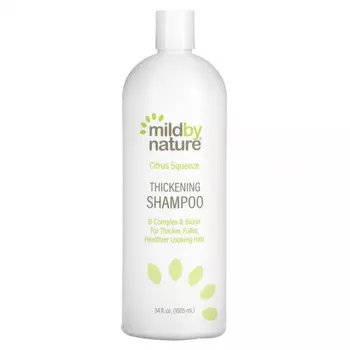 Mild By Nature, Шампунь для густоты, комплекс витаминов группы B и биотин, цитрусовый, 1005 мл (34 жидк. Унции)