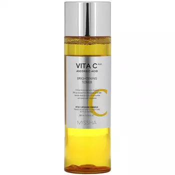 Missha, Vita C Plus Ascorbic Acid, Осветляющий тоник, 6,76 жидких унций (200 мл)