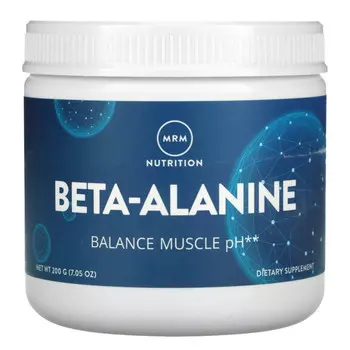 MRM, бета-аланин, баланс pH для мышц, 200 г (7,05 унции)