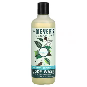 Mrs. Meyers Clean Day, Ароматерапевтическое гель для душа, береза, 473 мл (16 жидк. Унций)