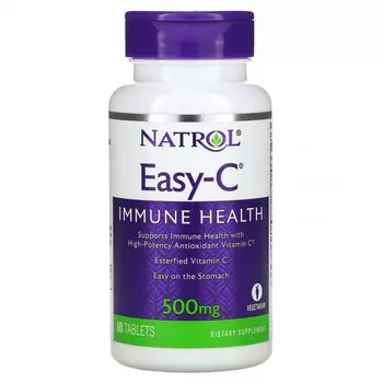 Natrol, Easy-C, 500 мг, 60 таблеток