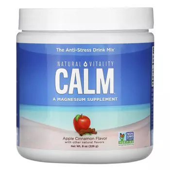 Natural Vitality, CALM, смесь для приготовления антистресс-напитка, арбуз и корица, 226 г (8 унций)
