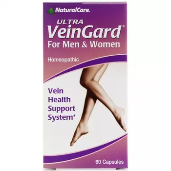 NaturalCare, Ultra Vein-Gard Защита Вен 60 капсул