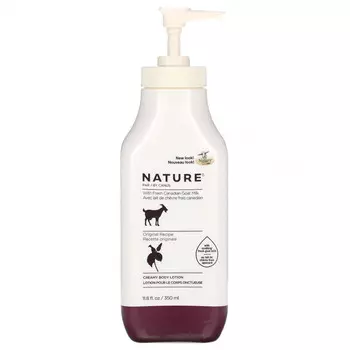 Nature by Canus, Fresh Goat Milk, Крем-лосьон для тела, оригинальный, 11,8 жидких унций (350 мл)