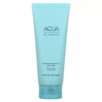 Nature Republic, Super Aqua Max, мягкий гель-пилинг, 155 мл (5,24 жидк. Унции)