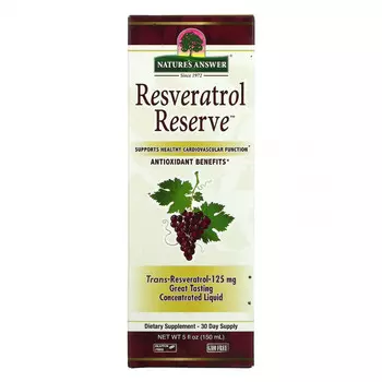 Nature's Answer, Resveratrol Reserve, 150 мл (5 жидк. унций)