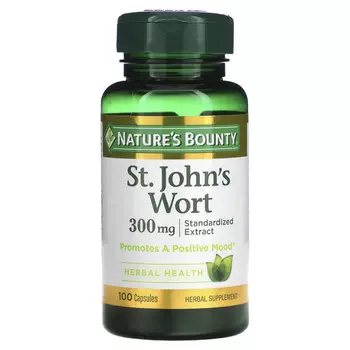Nature's Bounty, Зверобой, 100 капсул