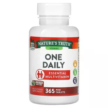 Nature's Truth, Незаменимые мультивитамины для ежедневного приема, 365 мини-таблеток