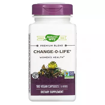 Nature's Way, Change-O-Life, для женского здоровья, 180 веганских капсул