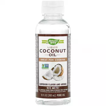 Nature's Way, жидкое кокосовое масло, 300 мл (10 жидк. унций)