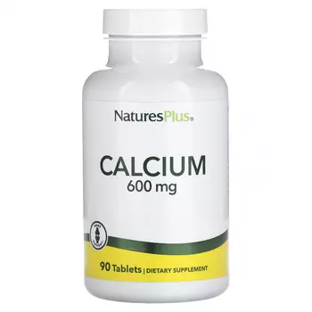 NaturesPlus, Кальций, 600 мг, 90 таблеток