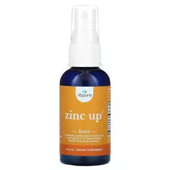 NB Pure, Zinc Up+, 2 жидких унции