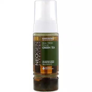 Neogen, Real Fresh, освежающая пенка, зеленый чай, 160 г (5,6 унции)