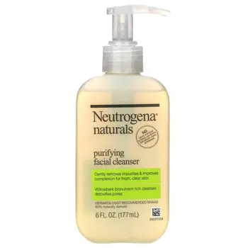 Neutrogena, Neutrogena, Naturals, очищающее средство для лица, 177 мл (6 жидких унций)