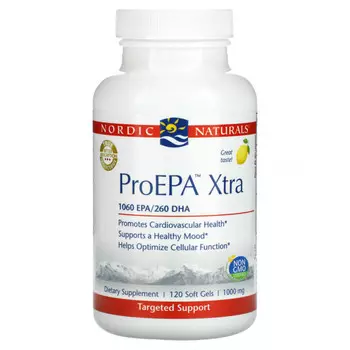 Nordic Naturals, ProEPA Xtra, лимон, 1000 мг, 120 мягких таблеток