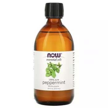 NOW Foods, Эфирное масло мяты, 473 мл