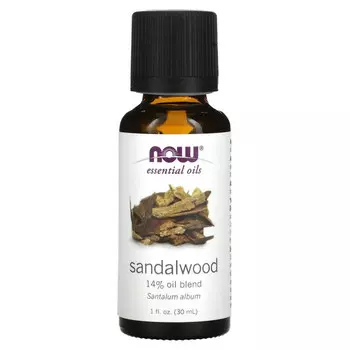 NOW Foods, Эфирные масла, сандаловое дерево, 30 мл (1 жидкая унция)