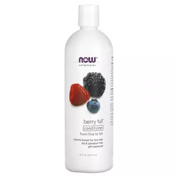 NOW Foods, Solutions, кондиционер для насыщенных ягод, от прекрасного до насыщенного, 473 мл (16 жидк. Унций)
