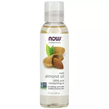 NOW Foods, Solutions, масло сладкого миндаля, 118 мл (4 жидк. унции)