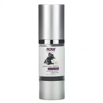 NOW Foods, Solutions, увлажняющее детокс-средство с древесным углем, 30 мл (1 жидк. унция)