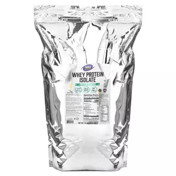 NOW Foods, Sports, изолят сывороточного протеина, со вкусом ванили, 4,54 кг (10 фунтов)