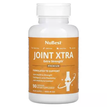 NuBest, Joint Xtra, Extra Strength, 90 капсул