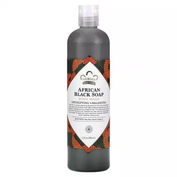 Nubian Heritage, гель для душа, африканское черное мыло, 384 мл (13 жидк. унций)