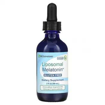 Nutra BioGenesis, Липосомальный мелатонин, без глютена, 59 мл (2 унции) (Товар снят с продажи)