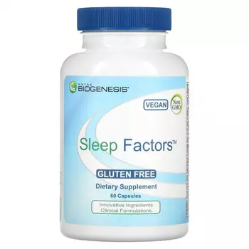 Nutra BioGenesis, Sleep Factors, 60 капсул