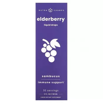 NutraChamps, Бузина, бузина, 60 мл (2 жидк. Унции)