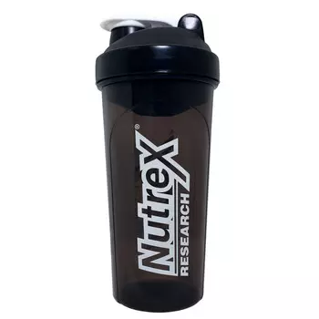 Nutrex Research, Шейкер для коктейлей, черно-белый, 30 унций