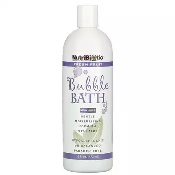 NutriBiotic, пена для ванны, без мыла, с ароматом свежих фруктов, 473 мл (16 жидк. унций)