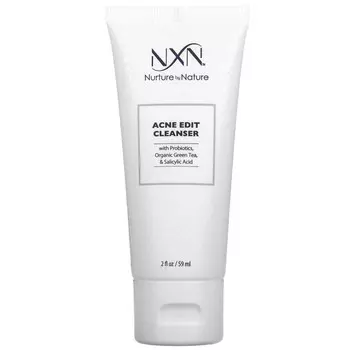 NXN, Nurture by Nature, Acne Edit, очищающее средство против акне, 60 мл (2 жидк. унции)