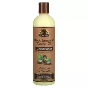 Okay Pure Naturals, Black Jamaican Castor Oil, черное ямайское касторовое масло, кондиционер, 355 мл (12 жидк. унций)