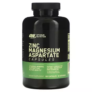 Optimum Nutrition, ZMA, 180 капсул