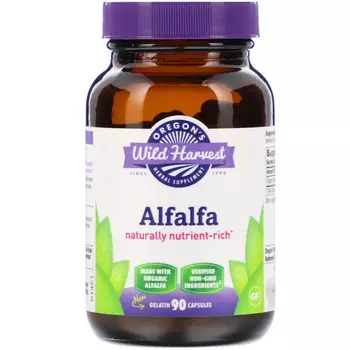 Oregon's Wild Harvest, Люцерна, 90 капсул