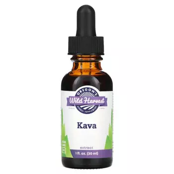 Oregons Wild Harvest, Экстракт кавы, 30 мл (1 жидк. Унция)