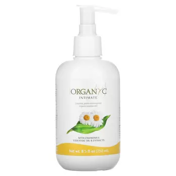 Organyc, Intimate, комплексное нежное очищающее средство, 250 мл (8,5 жидк. Унции)