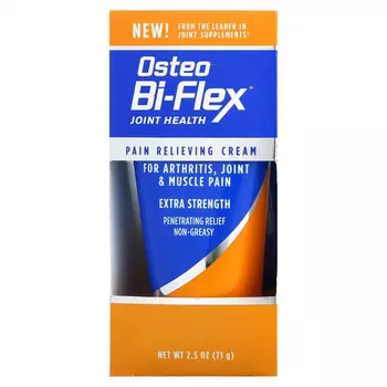 Osteo Bi-Flex, здоровье суставов, обезболивающий крем, 71 г (2,5 унции)