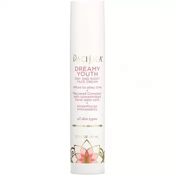 Pacifica, Dreamy Youth, дневной и ночной крем для лица, для всех типов кожи, 50 мл (1,7 жидк. унции)