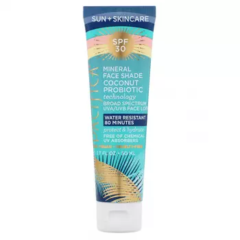 Pacifica, Sun + Skincare, минеральное солнцезащитное средство для лица, SPF 30, технология с пробиотиками и кокосом, 50 мл (1,7 жидк. унции)