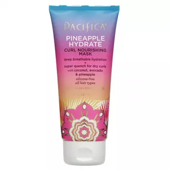 Pacifica, Увлажняющая питательная маска для вьющихся волос с ананасом, 177 мл (6 жидк. унций)